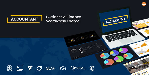 WordPress theme with charts.