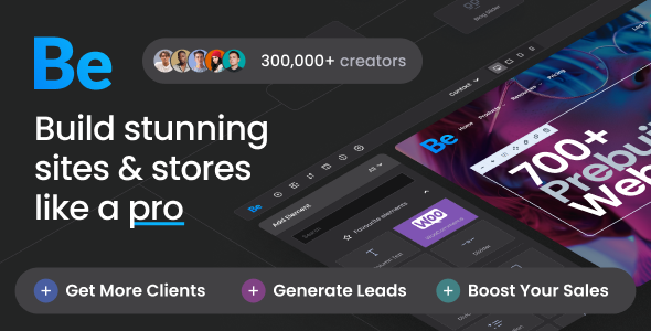 Website design software promo.