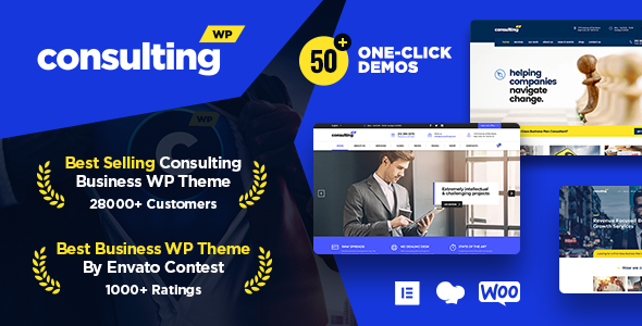 Consulting WP theme promotion.
