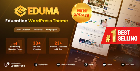 Eduma WordPress theme banner.