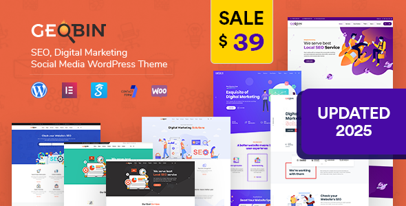 WordPress theme sale banner.