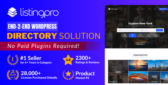 WordPress directory solution ad.