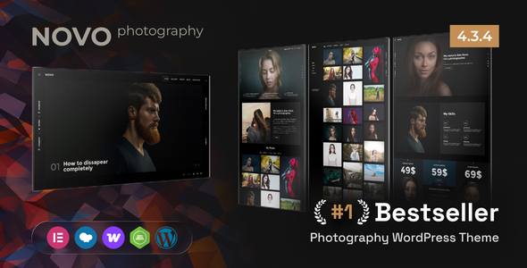 Photography theme display.