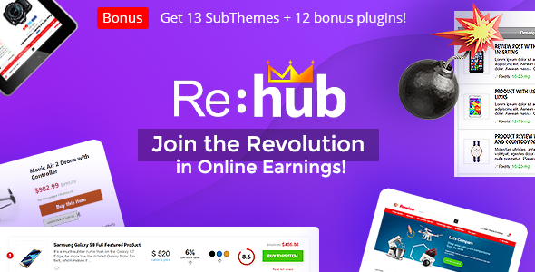 Re:hub online earnings promotion.