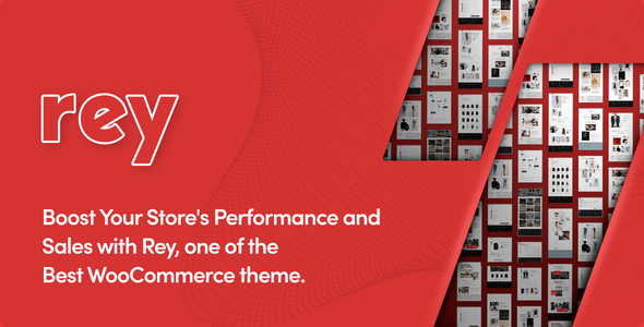 Red Rey WooCommerce theme ad.