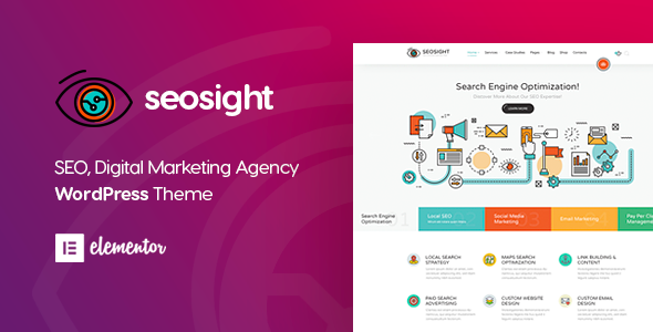 SEO WordPress theme design.