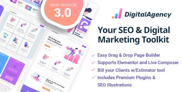Digital marketing toolkit banner.