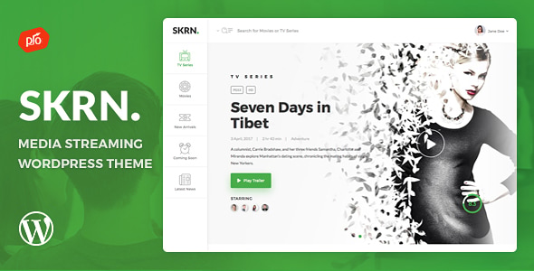 WordPress theme advertisement.