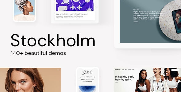 Stockholm demos collage display.