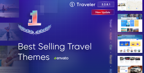Travel theme ad with updates.