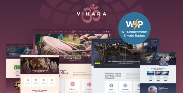 Vihara website templates collage.