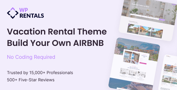Vacation rental theme ad.