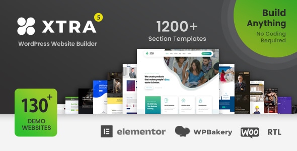 WordPress builder promo image.